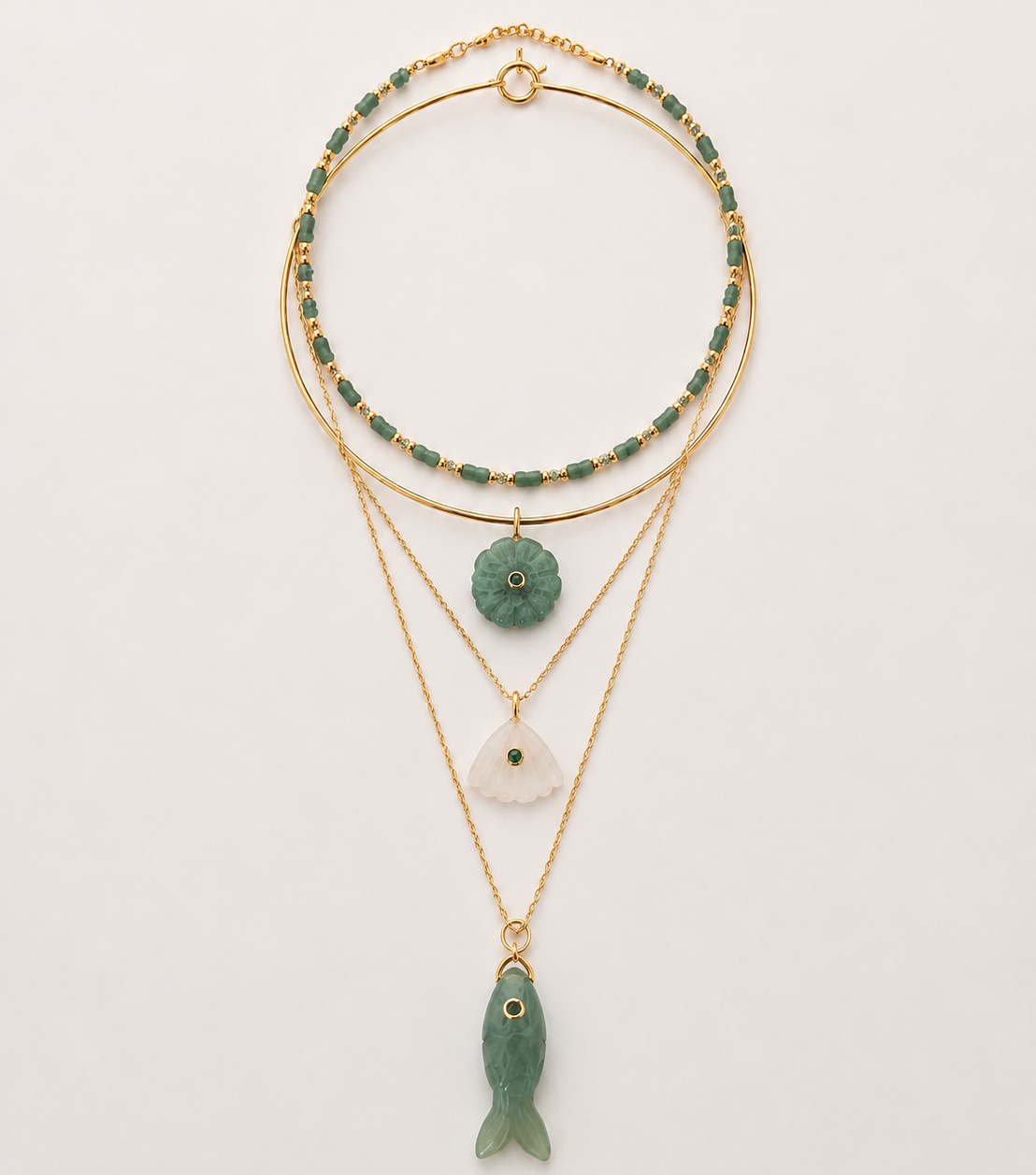 Green Mermaid Stack