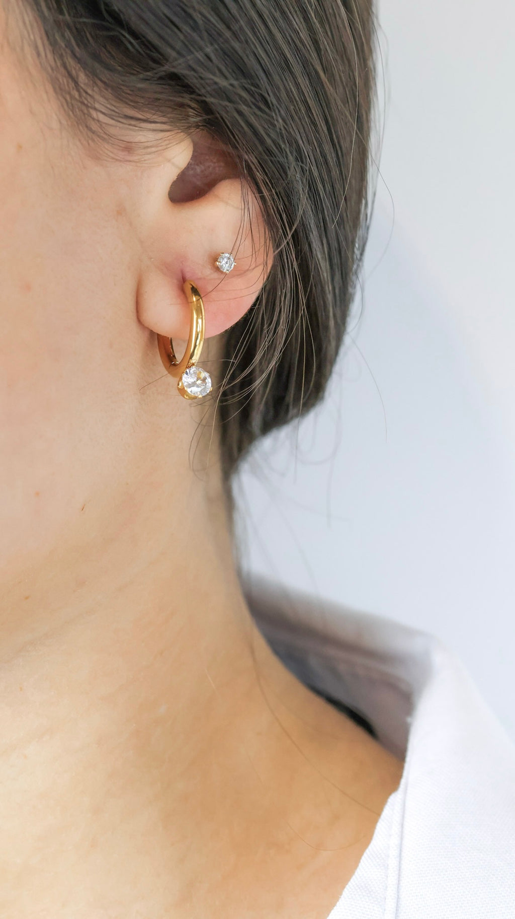 Ivy Hoops Earrings